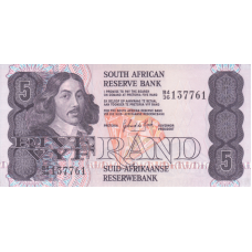 P119c South Africa - 5 Rand Year ND
